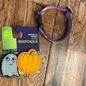 Bootique Spooky & Kooky Pet Costume Set - Orange and Grey